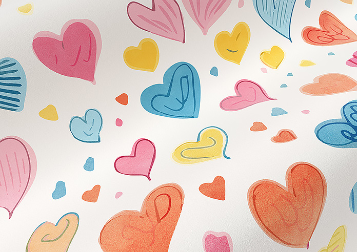 Sweetheart, Multi - Roman Blind - Image 4